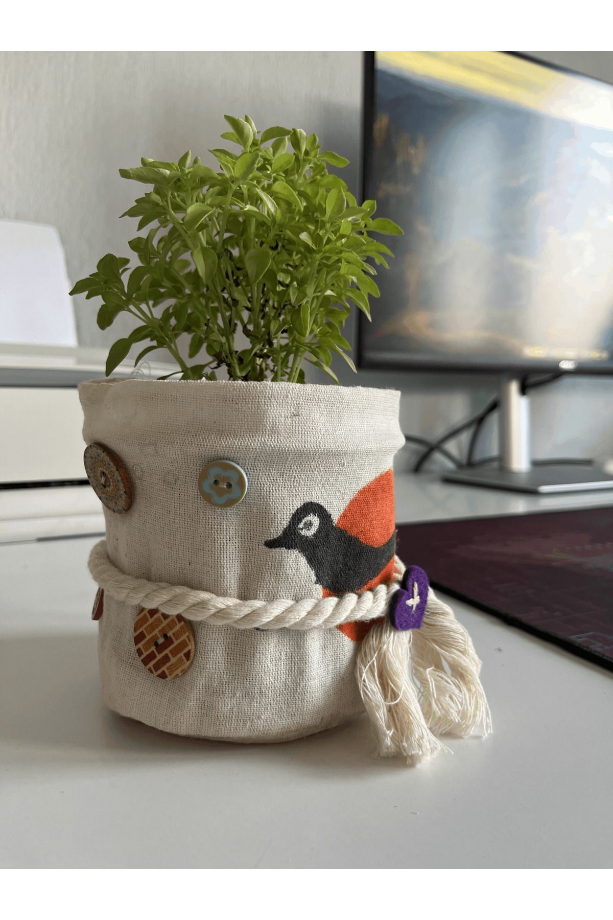 ERYA Handmade Decorative Handmade Flower Pot Cover Flower Pot Cover