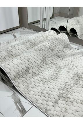 MBA Kaymaz Taban Poffy Kesme Kabartmalı Salon Koridor Mutfak Hali Berlin Fildişi