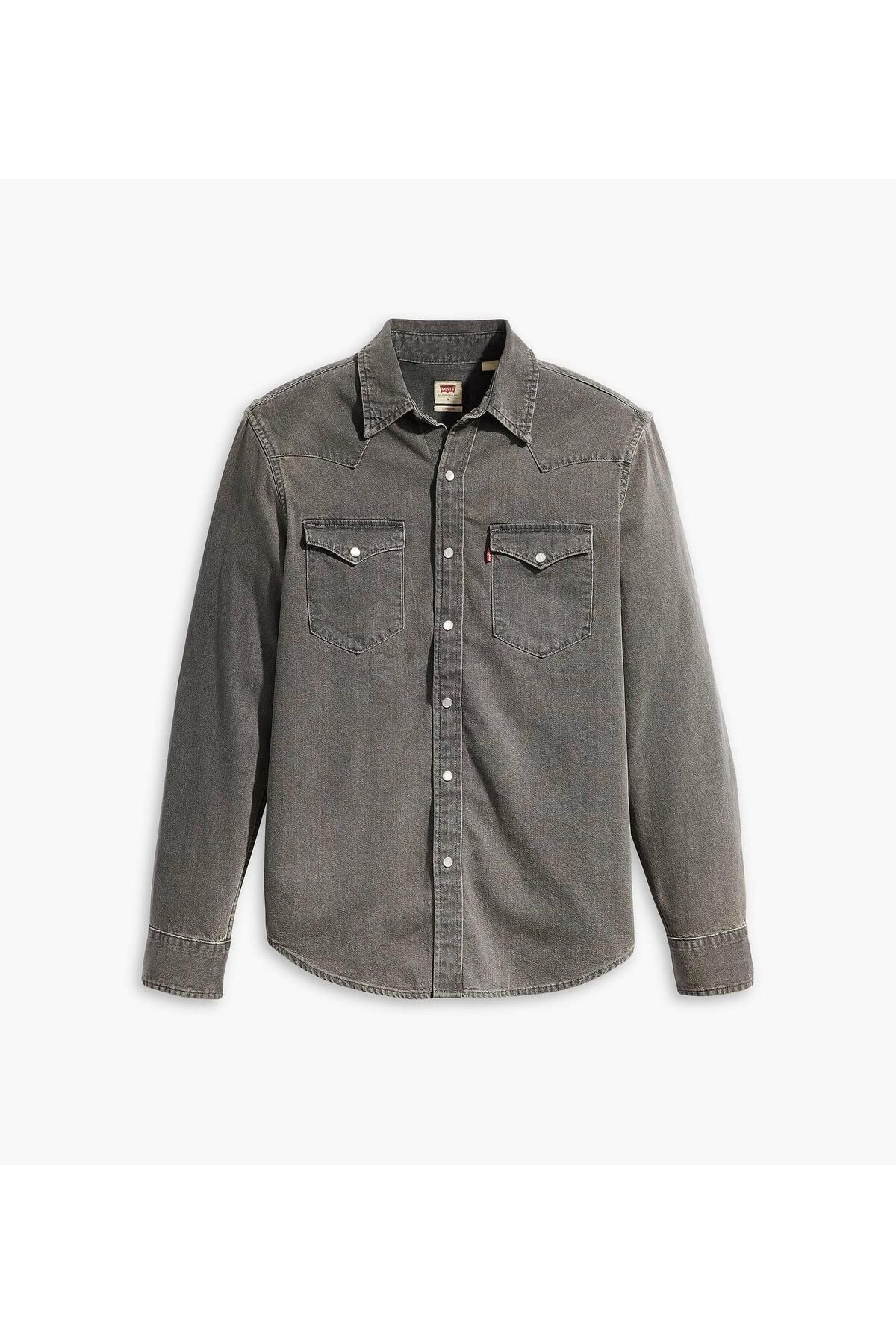 Levi's-Cămașă de blugi pentru bărbați Levi's gri 85745-0148 3