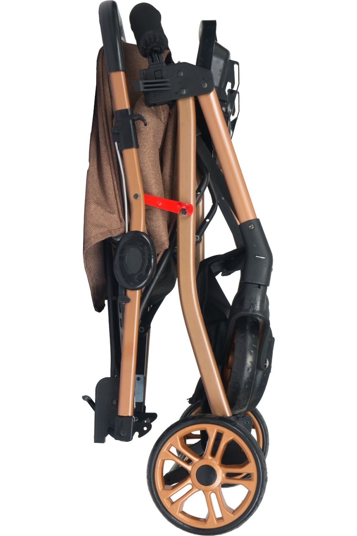 4 Baby Olimpos Bebek Arabası Kahve Travel Puset fotoğrafı 5 (önizleme)