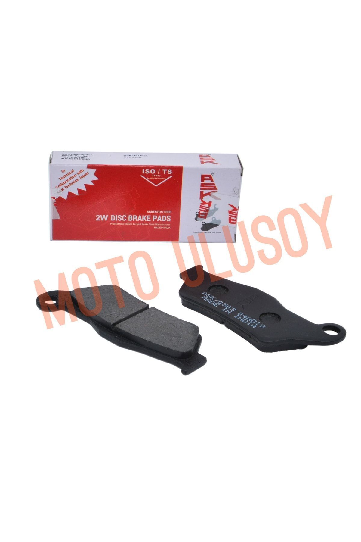 ask Fren Balatası Ön Bajaj Pulsar Rs Ns 200 Dıscover Domınar 400 Bmw F750 F800 Yzf R125 08-14 Ducatı 695