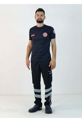 BİRBİRİKİ TASARIM 112 Acil Sağlık Reflektörlü V Yaka Dry Touch Yazlık T-shirt...