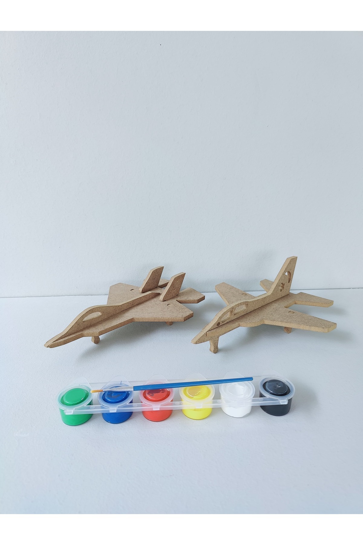 şimşek hobi tasarım Kaan ve Hürjet Boyama Seti , Boyama Aktivitesi , Ahşap Boyanabilir Oyuncaklar.