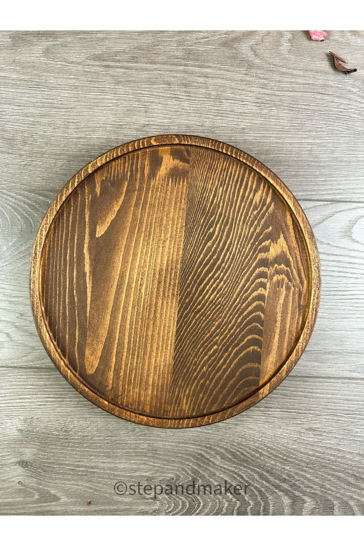 Step and Maker-Wooden Large Size Presentation Plate - 3