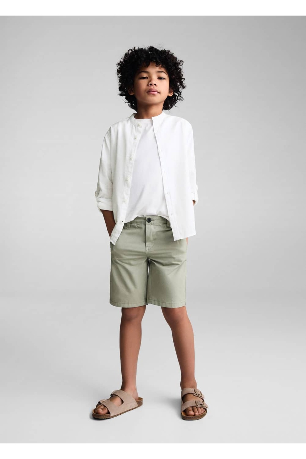 شورت و شلوارک پسرانه مانگو کیدز MANGO Kids اورجینال پسرانه کد کالا 67096728 - تصویر 2