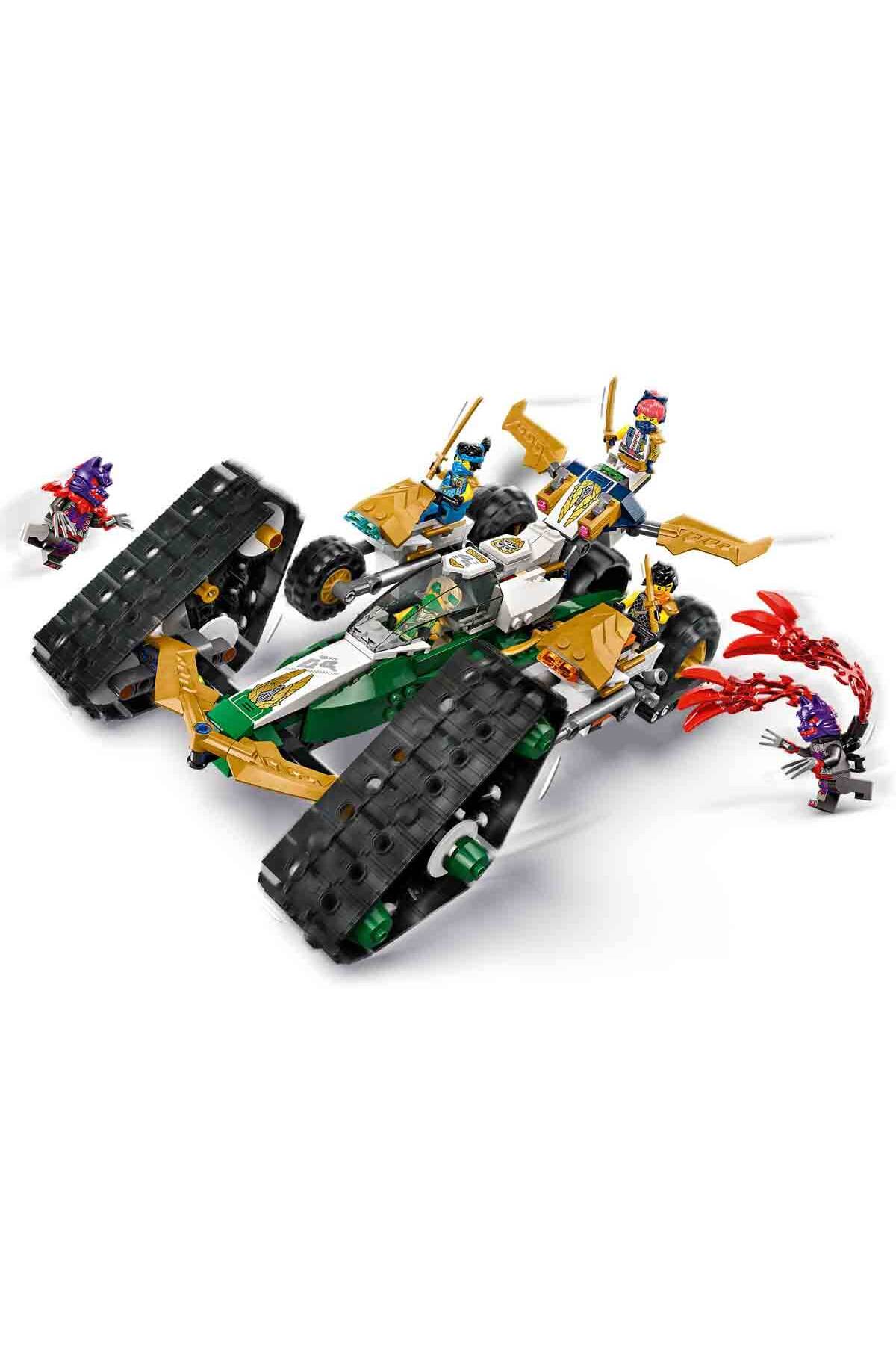 نینجاگو وسیله نقلیه ترکیبی تیم نینجا ۷۱۸۲۰ – گلایدر، ماشین مسابقه و برای سنین ۹ سال به بالا