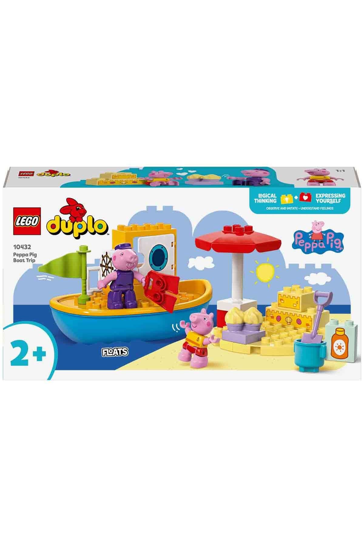 LEGO-DUPLO Peppa Pı g Boating 10432 - Mini Figure for Children Age 2 and Up 3
