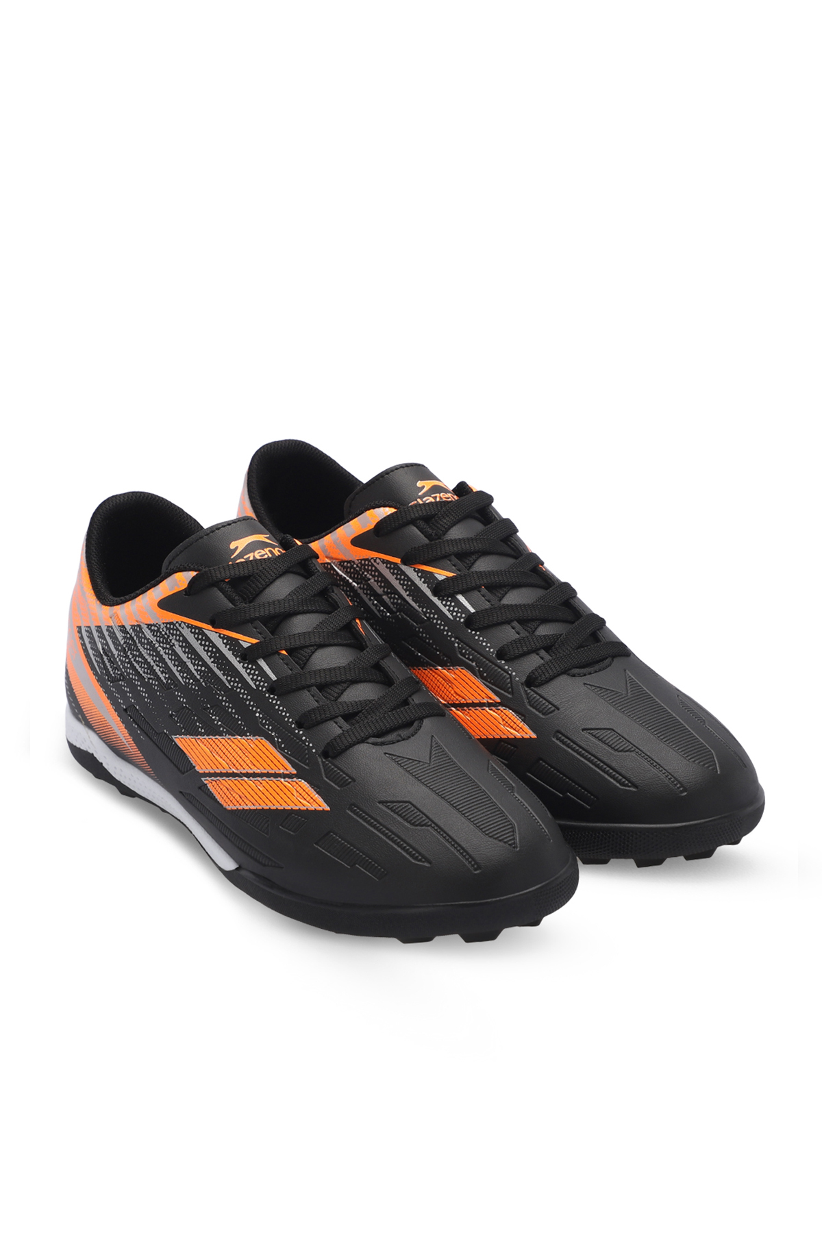 کتانی زمین چمن اسلازنگر مردانه چرم مصنوعی مشکی        اسپرت | Slazenger SA24FK006 TR - تصویر 2