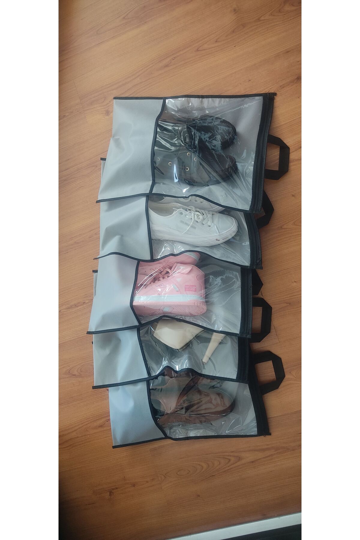 Ayakkabı Torbası, Elbise Kılıfı, Ayakkabı Elbise Hurç 35x45 Cm Pvc Pencereli, Fermuarlı