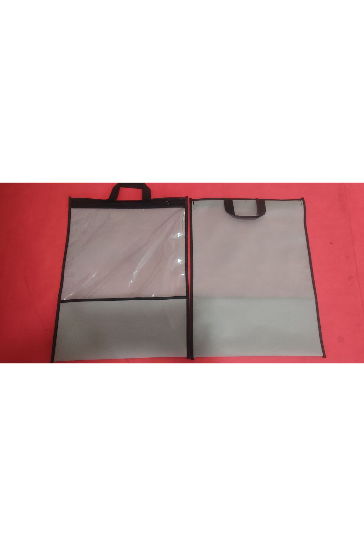 Ayakkabı Torbası, Elbise Kılıfı, Ayakkabı Elbise Hurç 35x45 Cm Pvc Pencereli, Fermuarlı