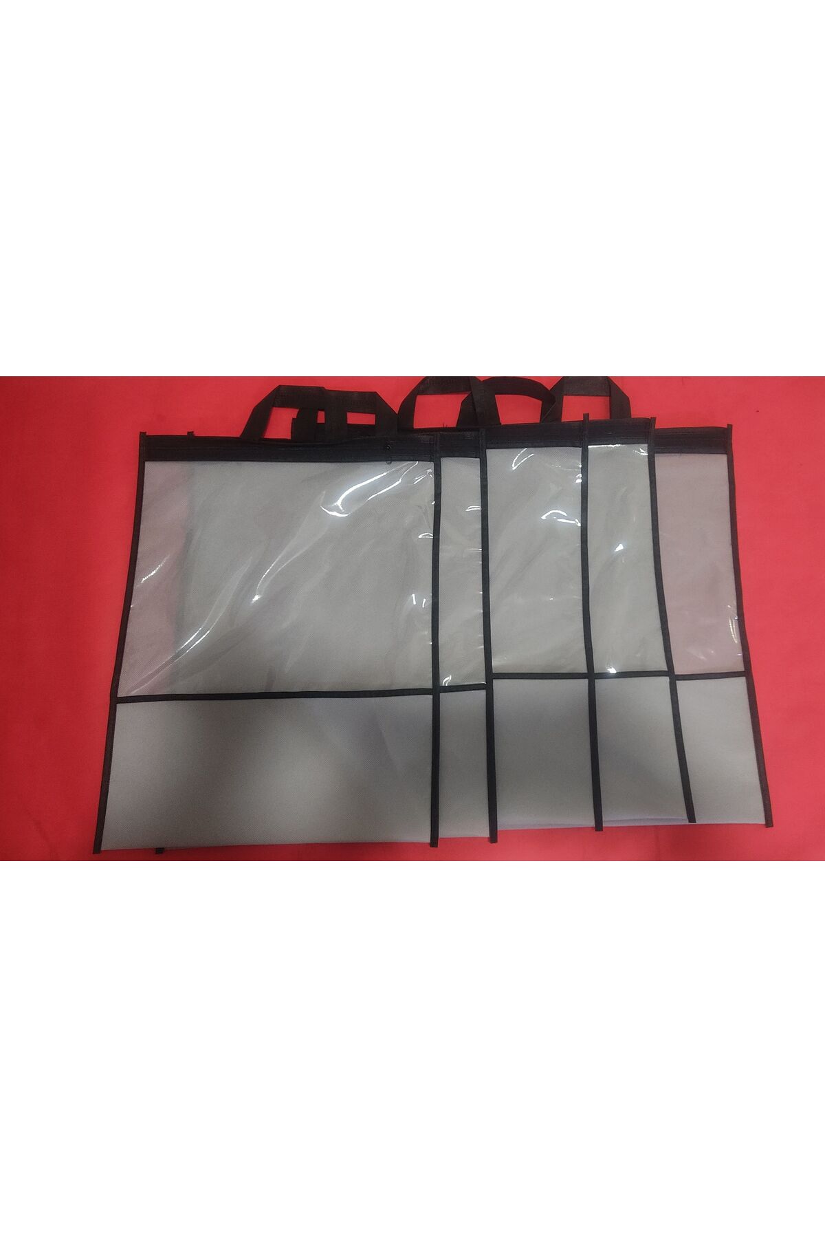 Ayakkabı Torbası, Elbise Kılıfı, Ayakkabı Elbise Hurç 35x45 Cm Pvc Pencereli, Fermuarlı