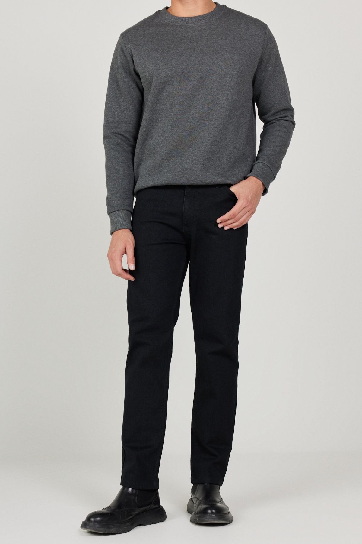 AC Co Alt ny ld z Classics Erkek Siyah Ekstra Slim Fit Dar Kesim R ss ac-co-alt-ny-ld-z-classics-erkek-siyah-ekstra-slim-fit-dar-kesim-r-ss