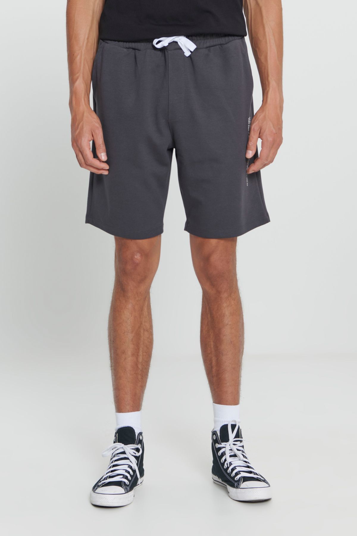 شورت و شلوارک مردانه خاکستری آلتین ییلدیز | 4A9523200208 اورجینال - تصویر 2