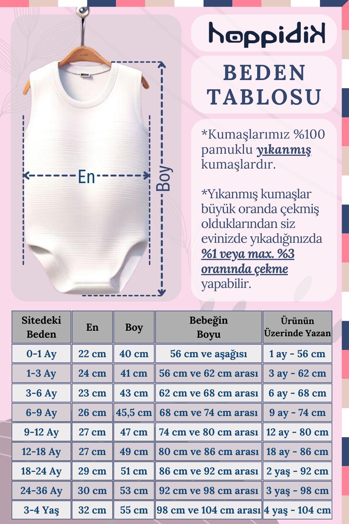 Hoppidik Bisiklet Yaka 5'li Çıtçıtlı Askılı Kolsuz Atlet Premium Bebek Body Zıbın Seti  Hediyelik %100 Pamuk fotoğrafı 4 (önizleme)