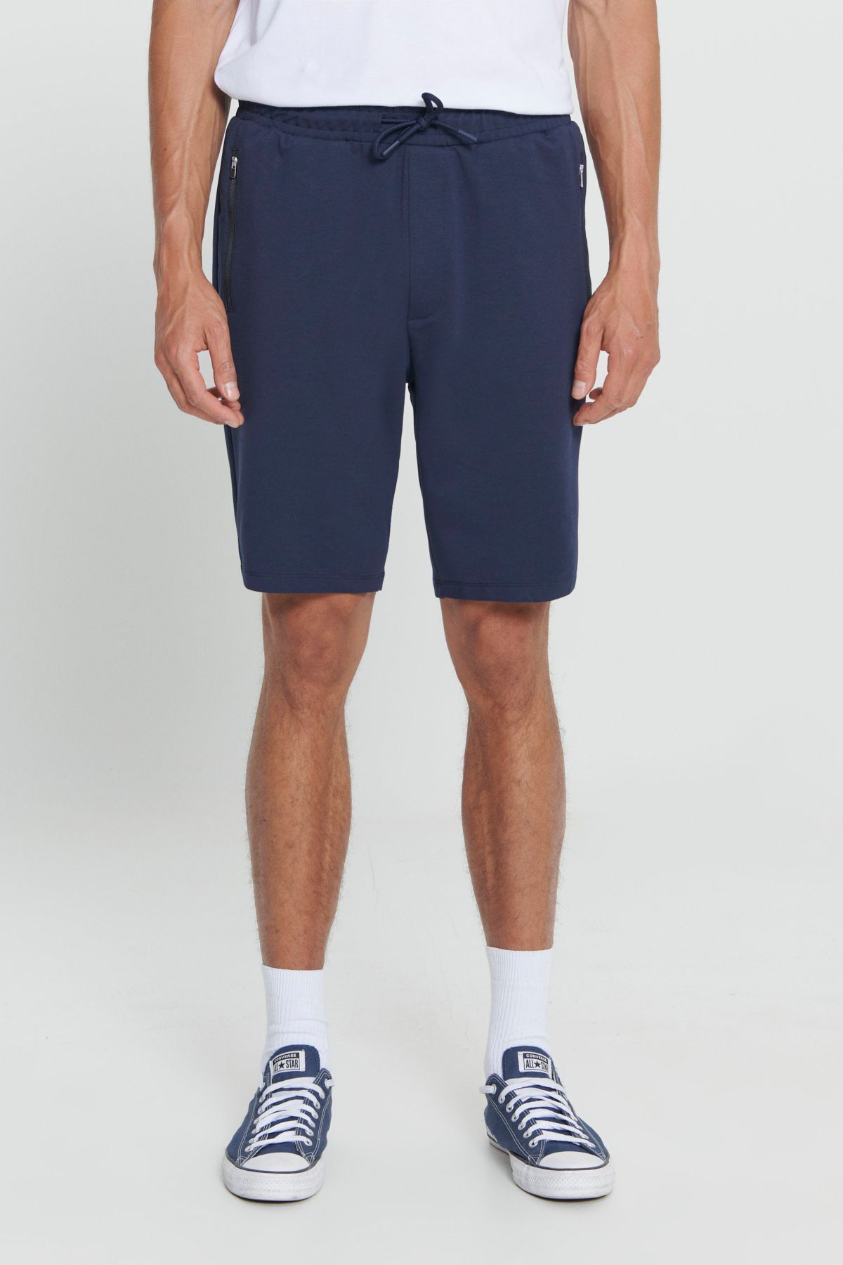 شورت و شلوارک مردانه آبی سرمه ای آلتین ییلدیز | 4A9523200206 اورجینال - تصویر 2