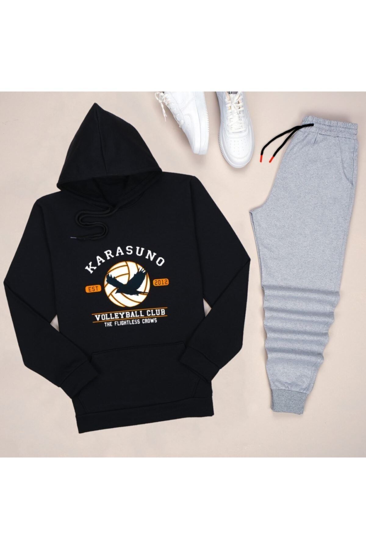 شلوار گرمکن  KP-Karasuno-esh-gri