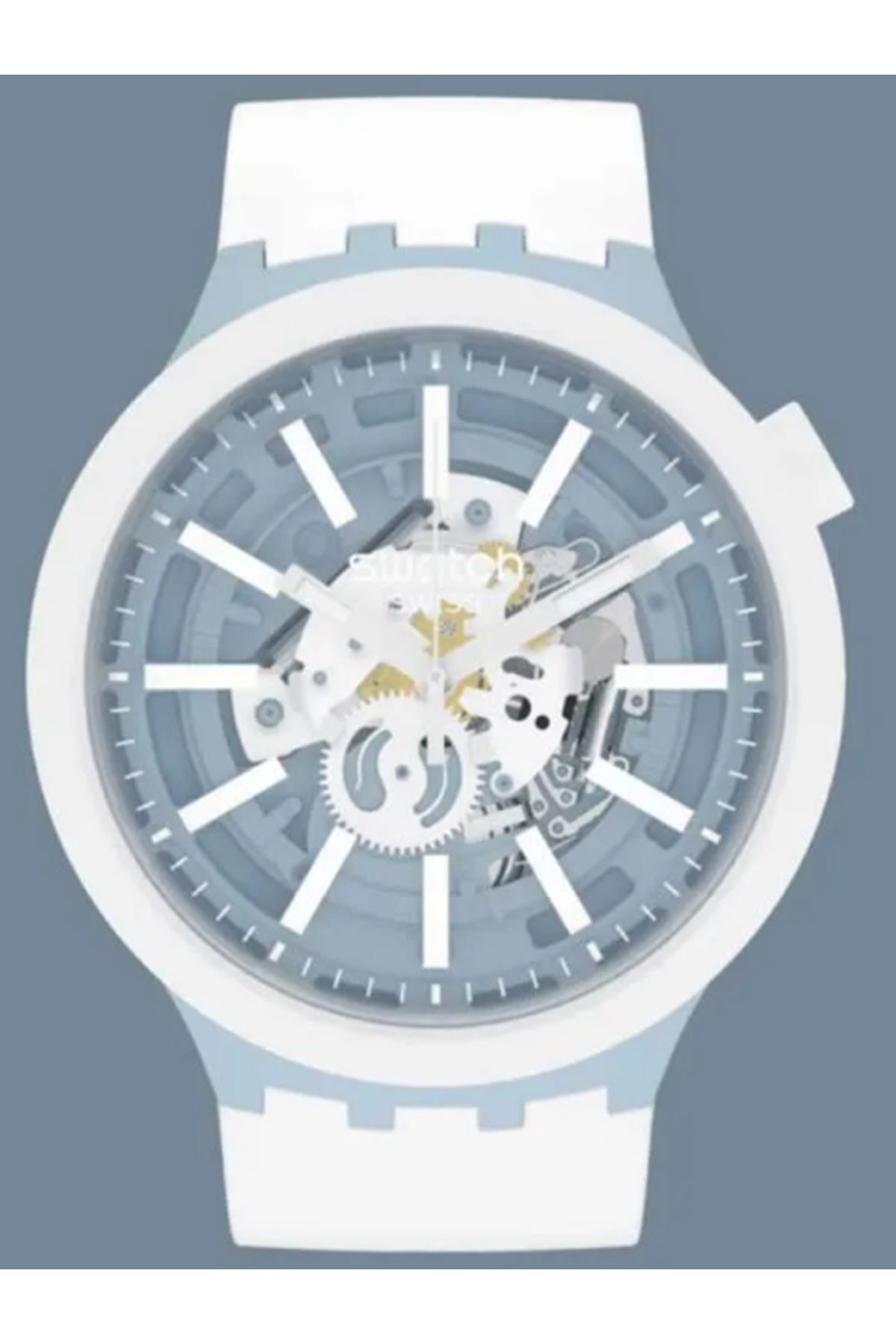 ساعت Swatch روزمره مردانه Sb03n103 Whice اورجینال - تصویر 1
