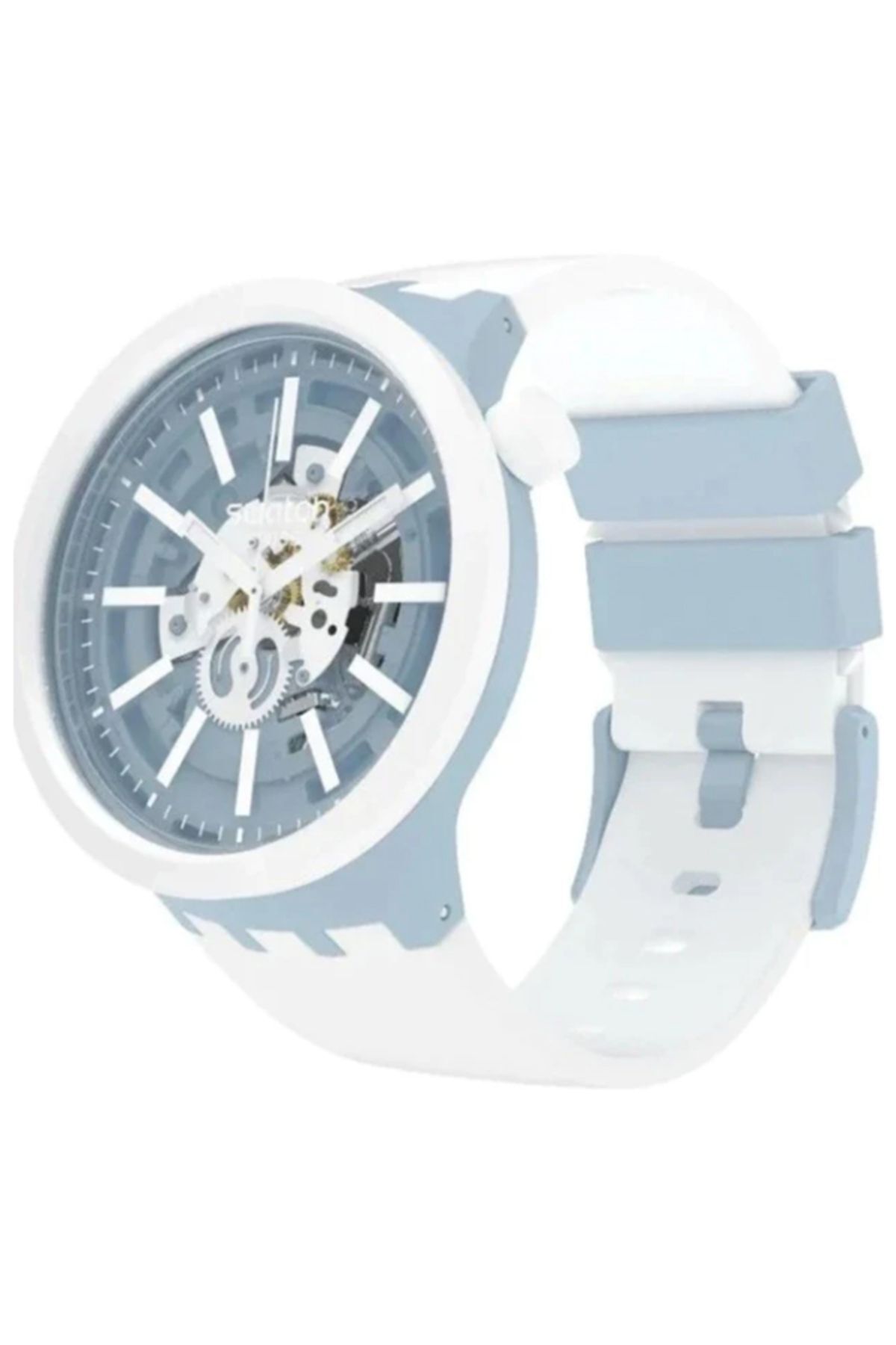 ساعت Swatch روزمره مردانه Sb03n103 Whice اورجینال - تصویر 5