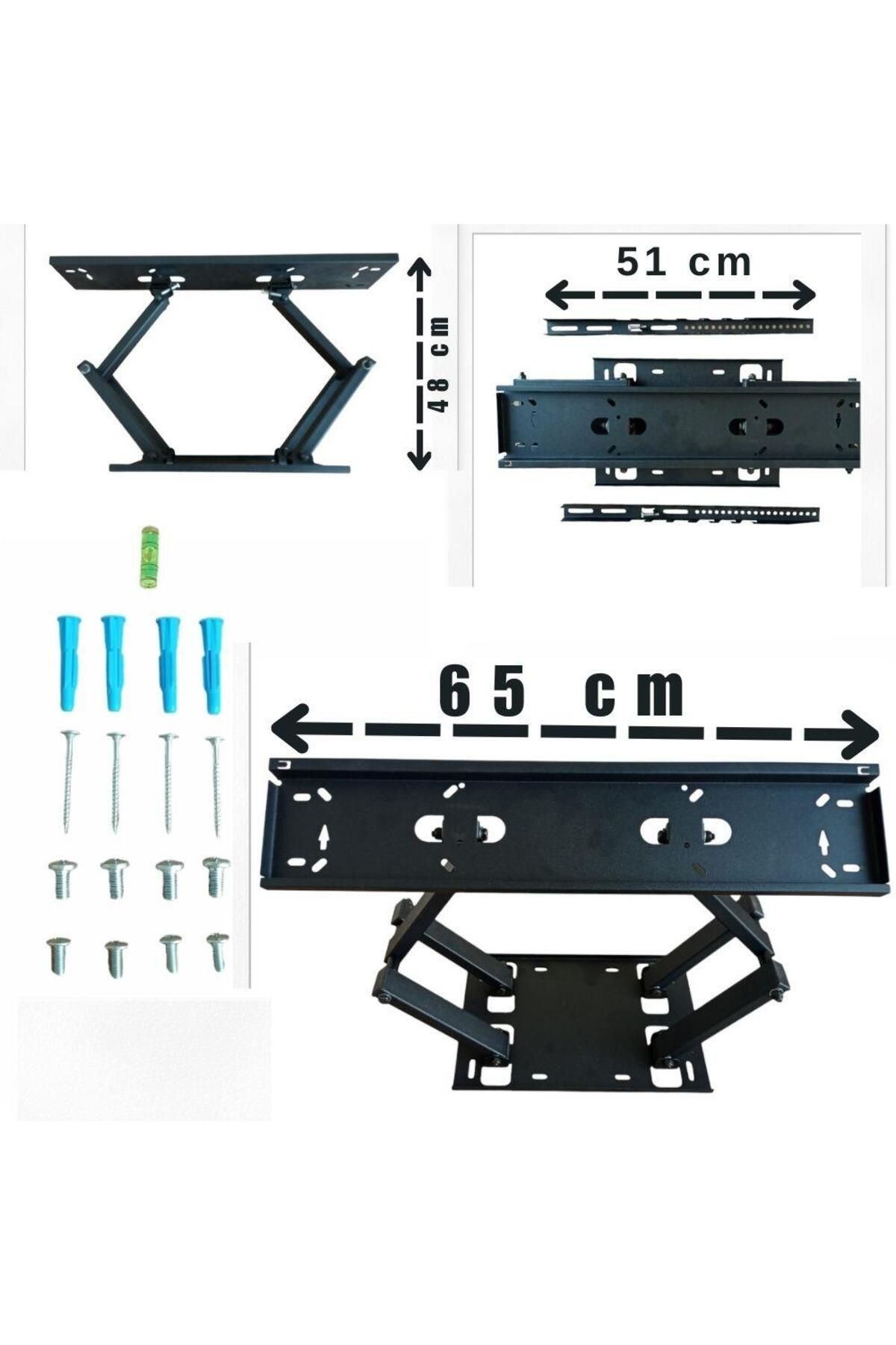 BESTOCLASS-Samsung Hg55Ej690Ub Double Arm Movable Tv Mount - Practical and Durable Tv Mount 3
