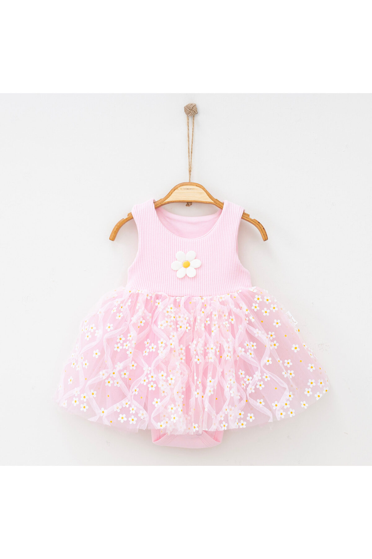 نئو کاتن بادی نوزادی نخی با دامن توتو چسبان نئو کاتن بادی نوزادی نخی با دامن توتو چسبان