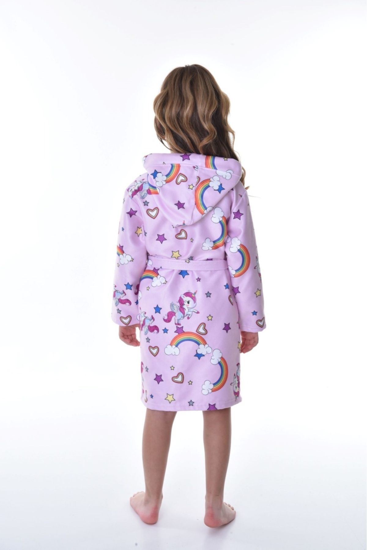 Rs Ramuni-Mädchen Bademantel Einhorn 4