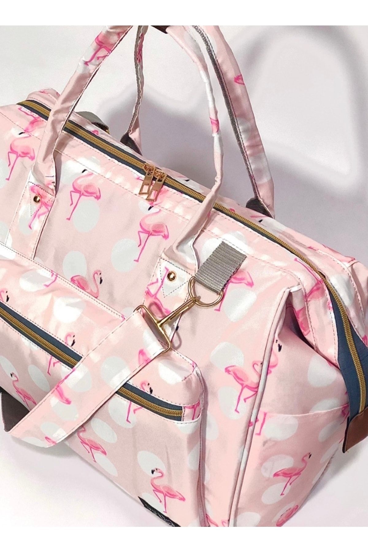 Harika ikizler Yan Askılı Bebek Bakım Çantası + Termal (mama , Yemek Taşıma )çanta Seti fotoğrafı 3 (önizleme)