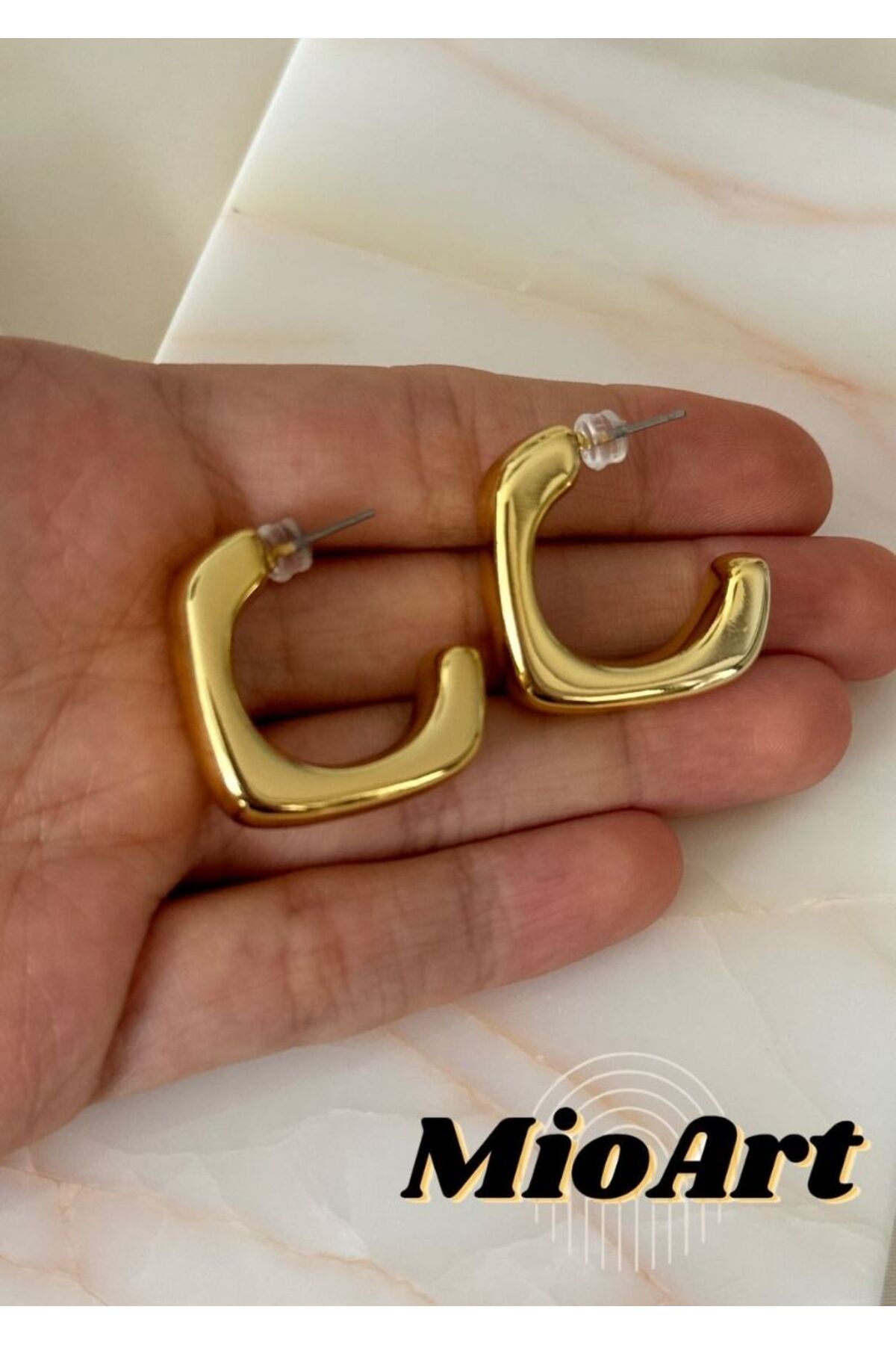 MioArt-Luxury Women's Heart Earrings 4
