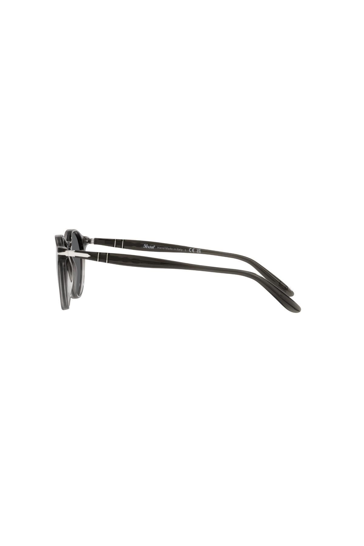 عینک آفتابی مشکی مردانه و زنانه سیاه یونیسکس 0po3092sm 1103b1 50 Persol