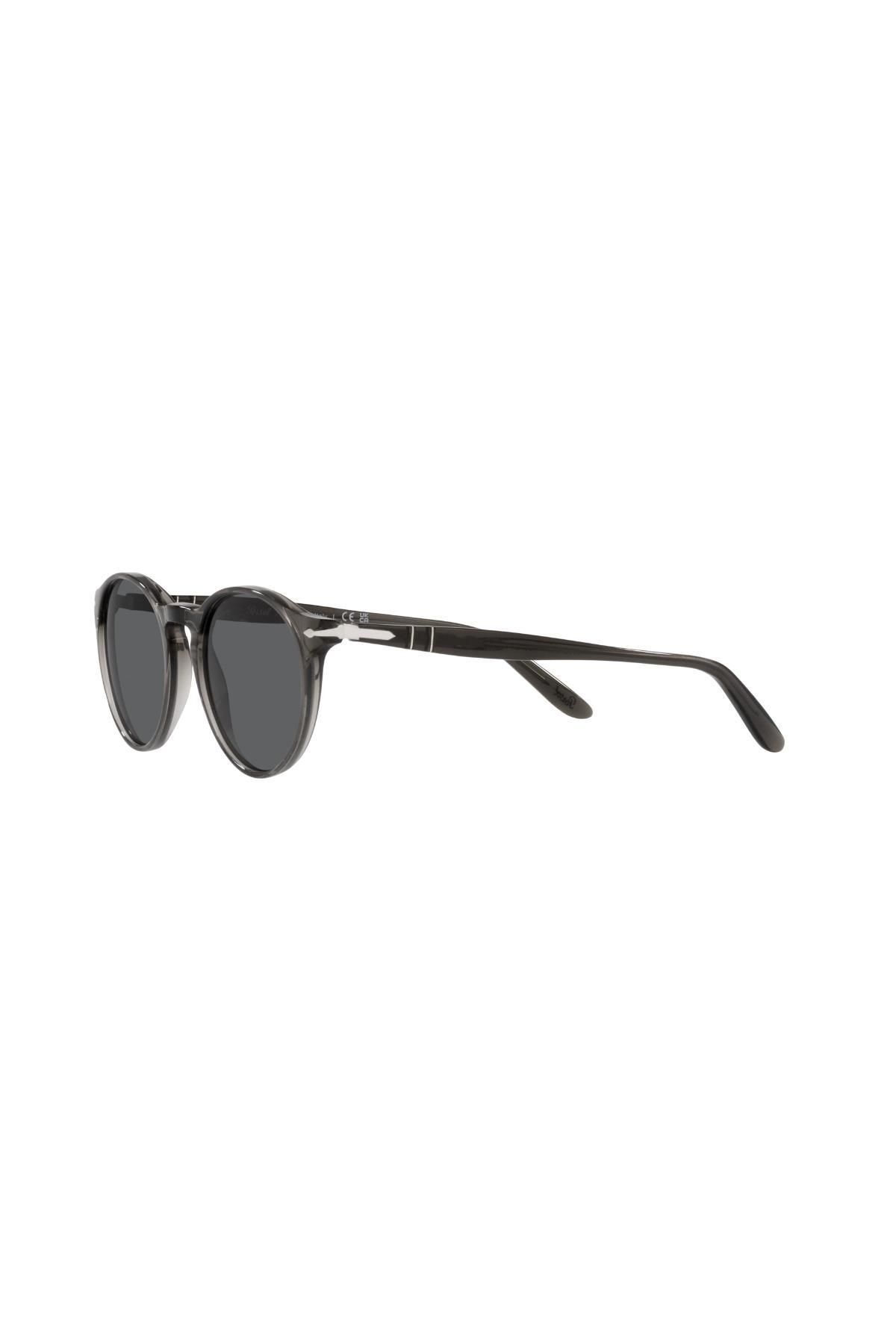 عینک آفتابی مشکی مردانه و زنانه سیاه یونیسکس 0po3092sm 1103b1 50 Persol