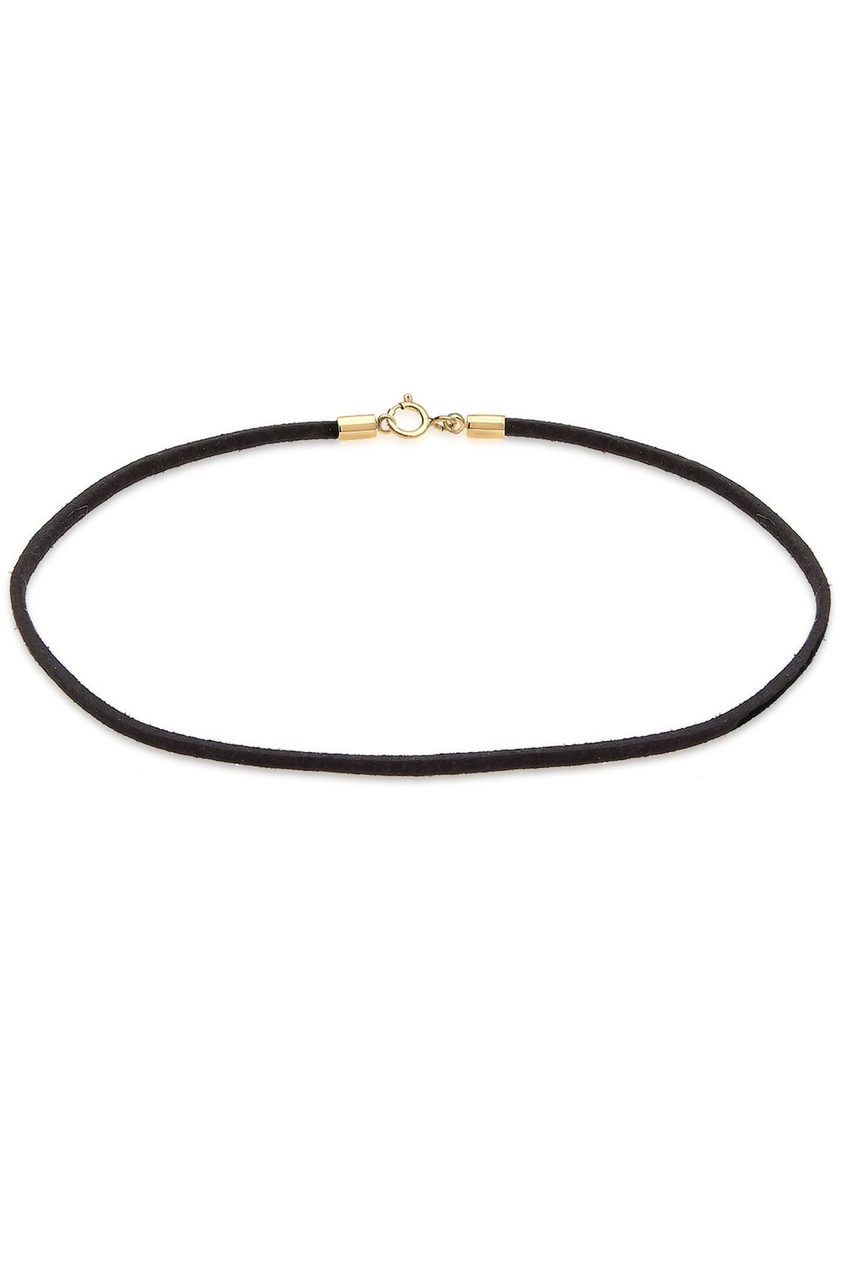 ELLI-Halskette Damen Choker Basic Trend mit Wildleder Schwarz aus 925 Sterling Silber 1