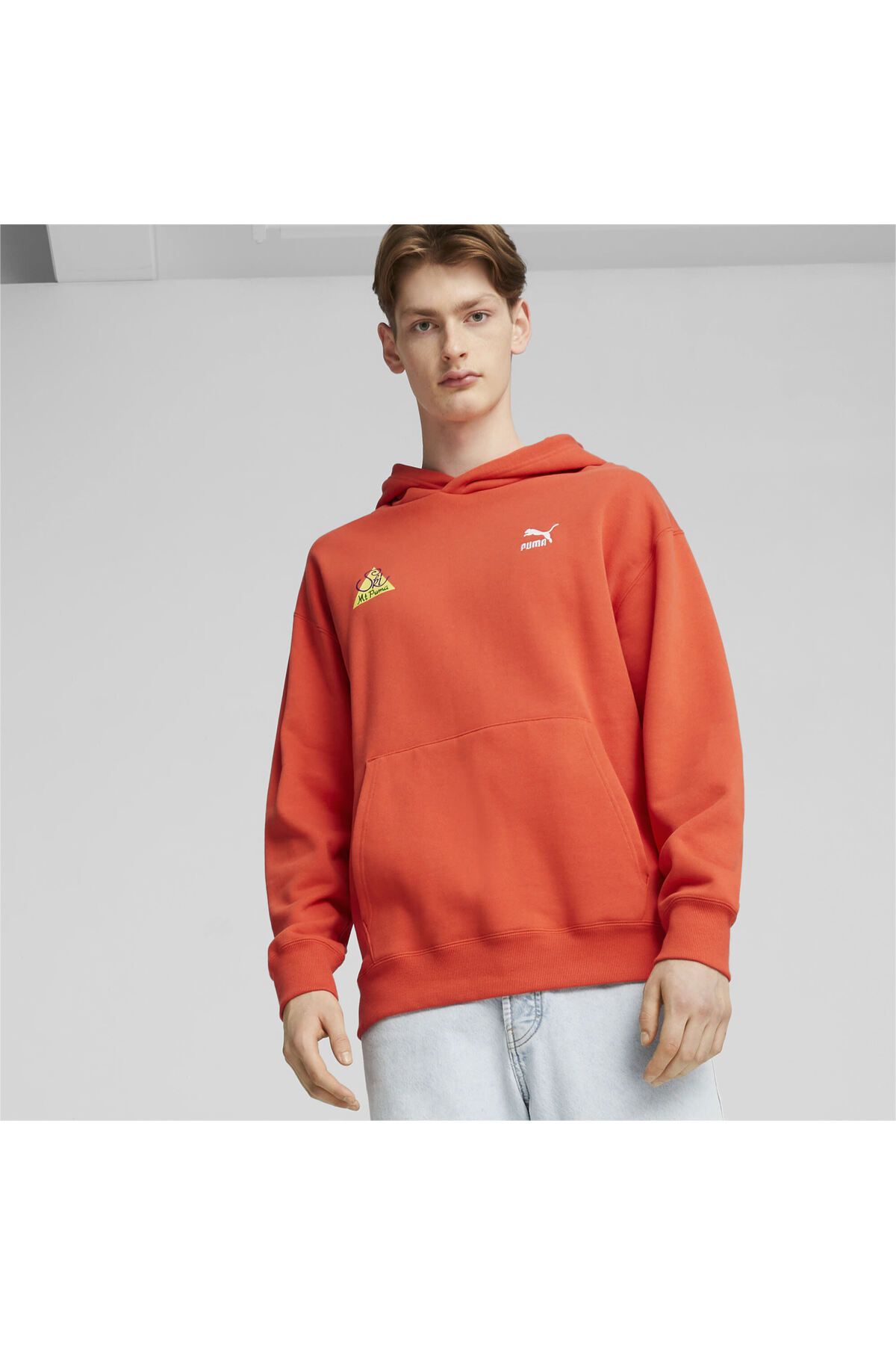 Sweat puma orange sales