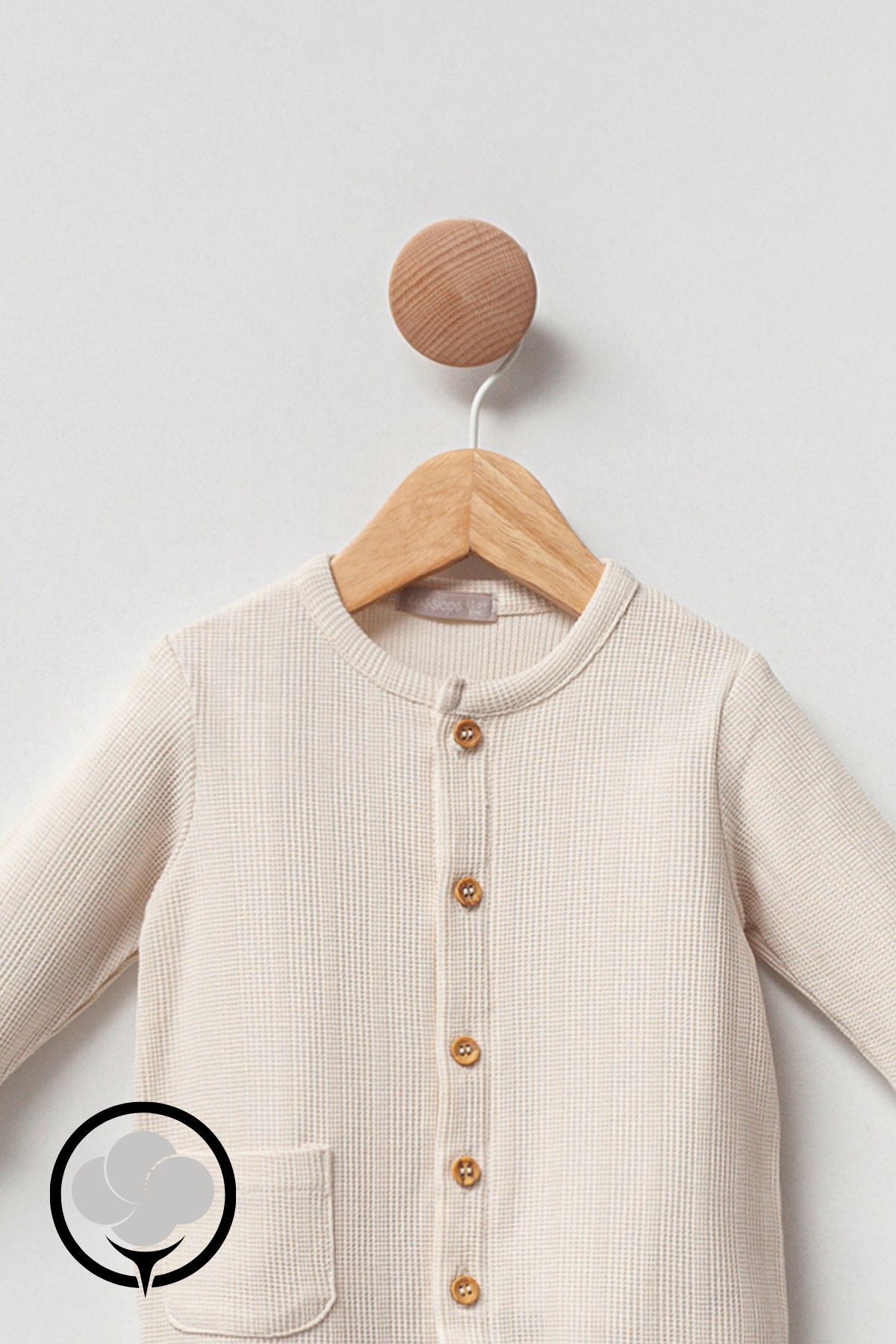 بادی نوزادی پسرانه بژ Cassiope | 153.24.0058 اورجینال - تصویر 2