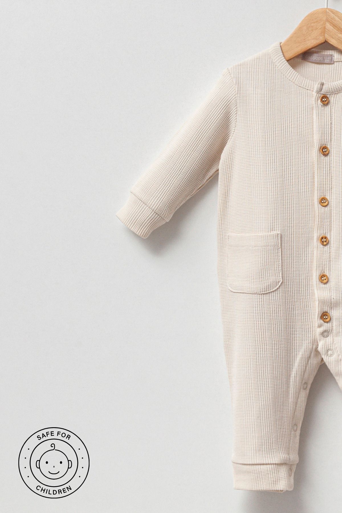 بادی نوزادی پسرانه بژ Cassiope | 153.24.0058 اورجینال - تصویر 3