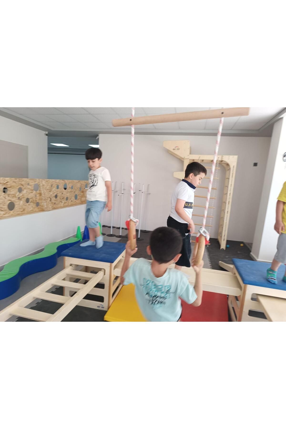 assa spor Parkur Mini Set (MAKSİ PAKET) Çocuk Spor Jimnastik Haraket Istasyonu fotoğrafı 7 (önizleme)