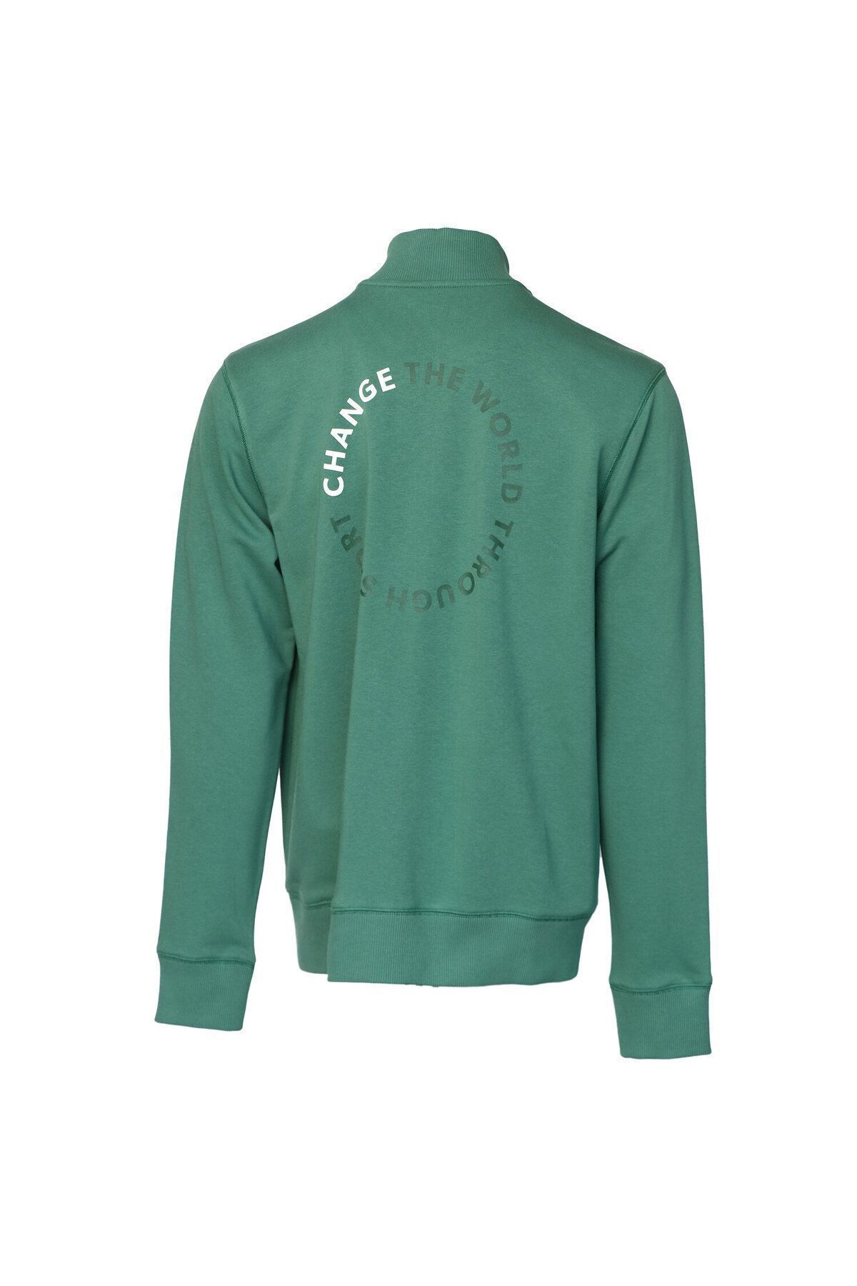 سویشرت سبز مردانه ژیپه ژیپته اورجینال hummel