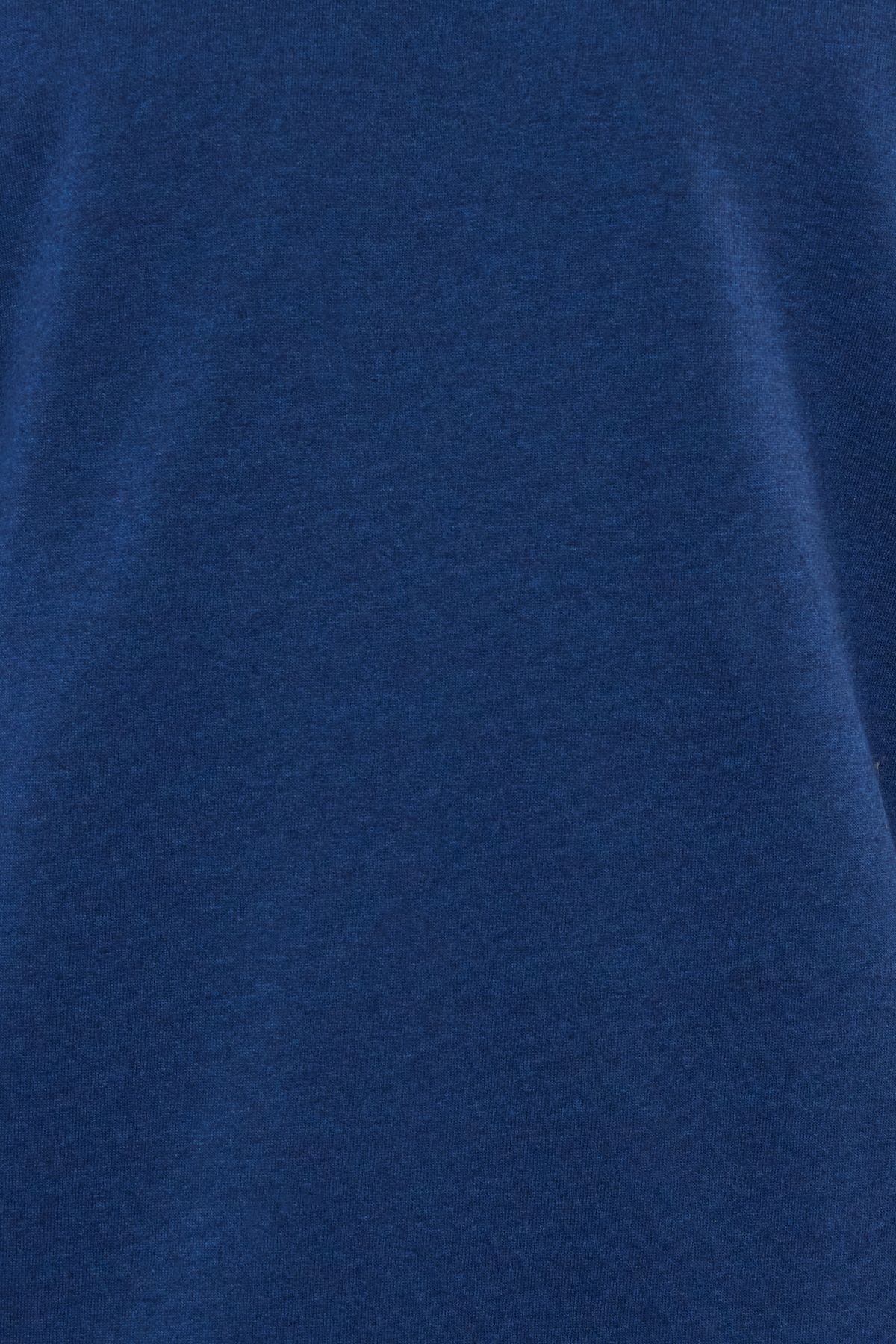 Trendyol Collection-Navy Blue OverSize polár pulóver - meleg, széles szabású TMNAW23SW00190 3