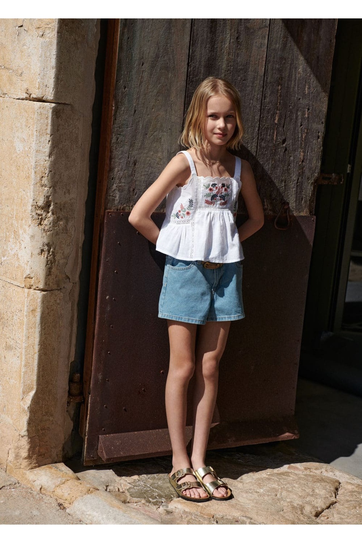 تیشرت دخترانه مانگو کیدز MANGO Kids اورجینال دخترانه کد کالا 67027121 - تصویر 4