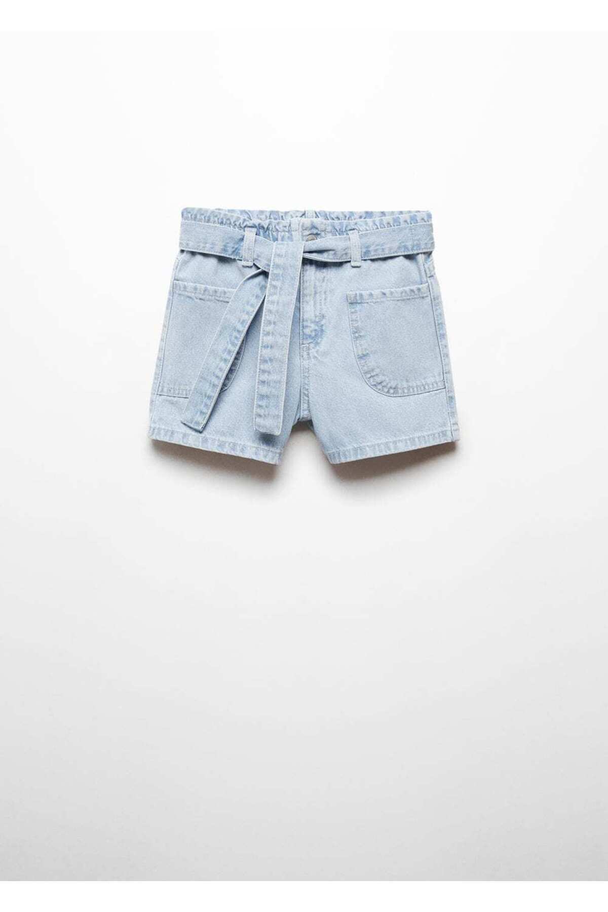 شورت و شلوارک دخترانه مانگو کیدز MANGO Kids اورجینال دخترانه کد کالا 67026013 - تصویر 2