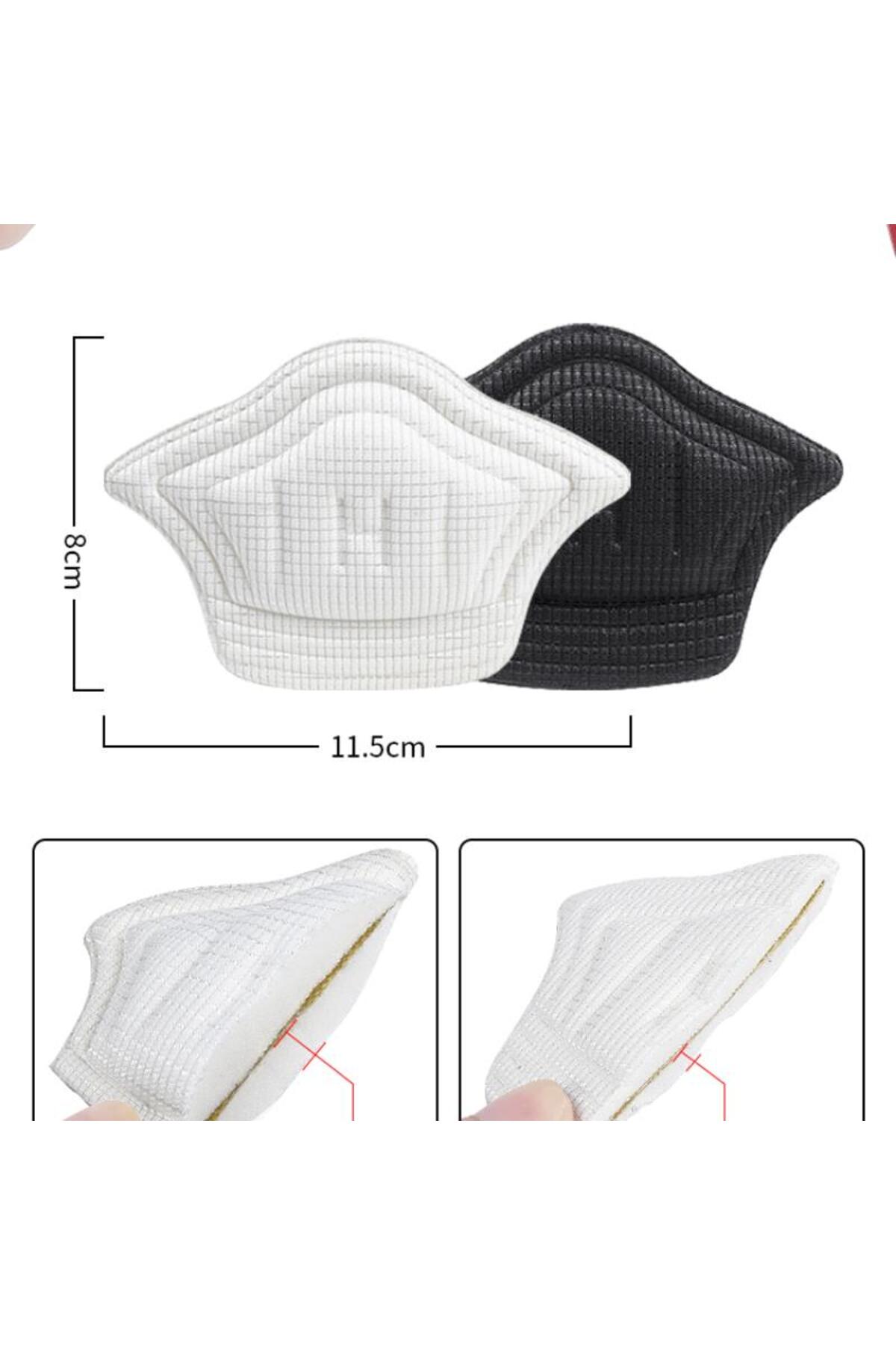 Unisex 5 mm Ayakkabı Bot Topuk Daraltma Vurma Önleyici Kumaş Topuk Koruyucu Ped Yastığı 6