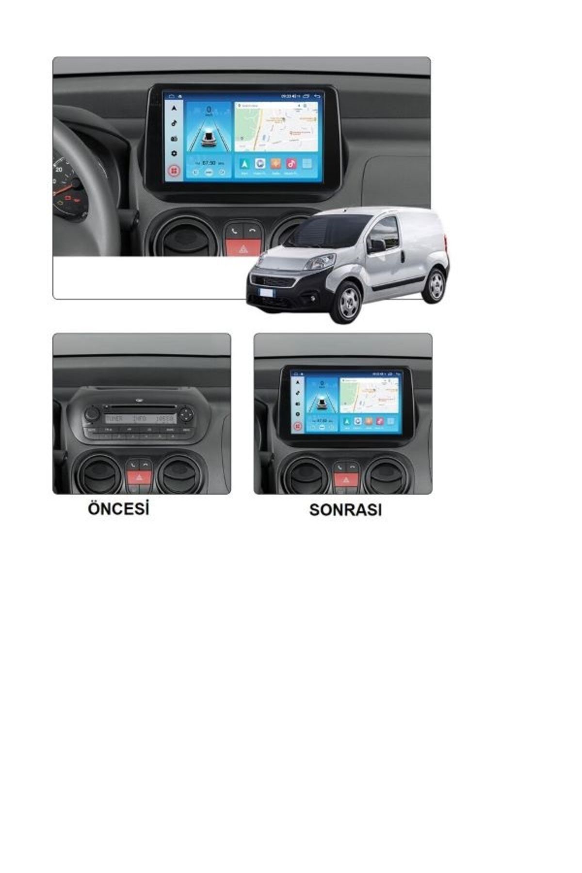 Navixx-Citroen Nemo - Android Carplay, 2 GB RAM and 32 GB HDD Multimedia Navigation 2
