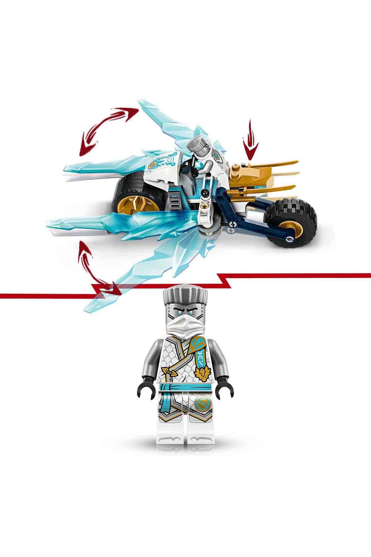 موتورسیکلت نینجاگو آیس با مینی فیگور زین ۷۱۸۱۶ – مناسب برای سنین ۷ سال و بالاتر