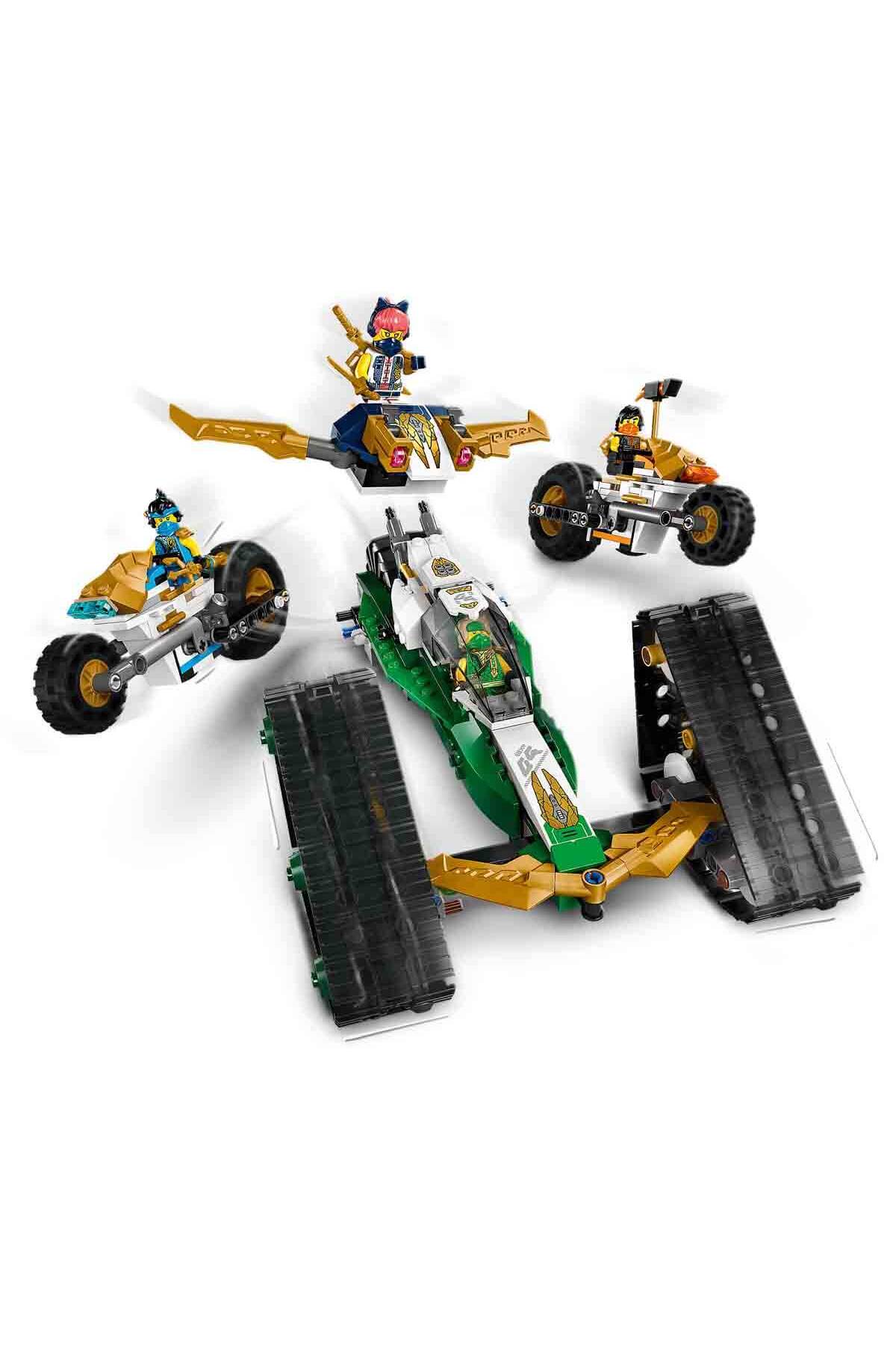 نینجاگو وسیله نقلیه ترکیبی تیم نینجا ۷۱۸۲۰ – گلایدر، ماشین مسابقه و برای سنین ۹ سال به بالا