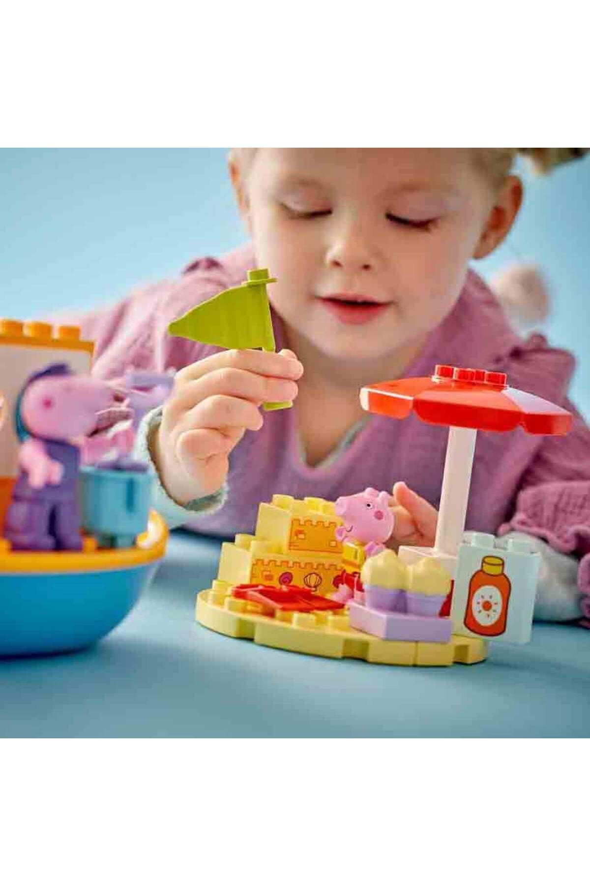 LEGO-DUPLO Peppa Pı g Boating 10432 - Mini Figure for Children Age 2 and Up 7