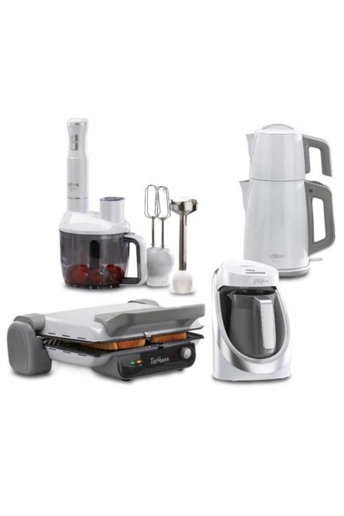 White Quartz Serisi 4'lü Paket Beyaz - STM80072