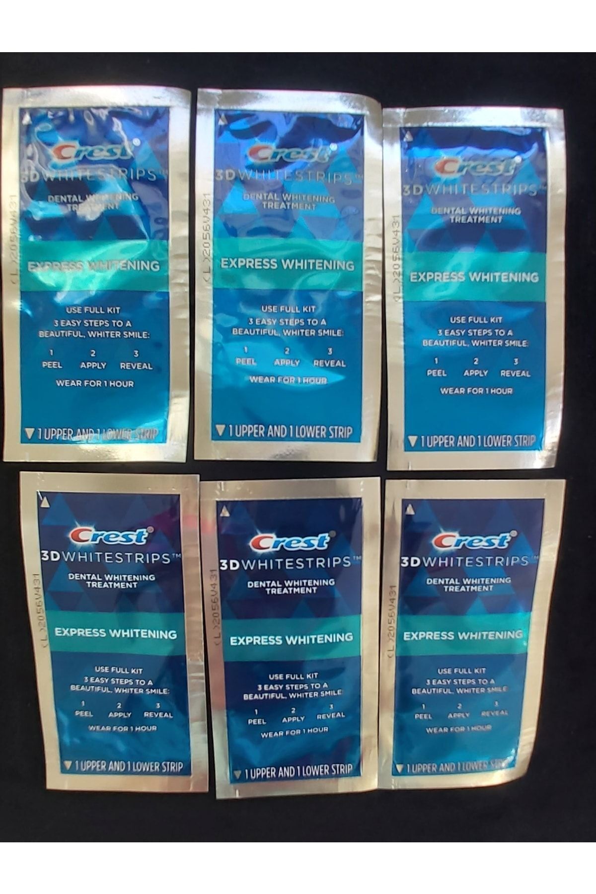 CREST-3dwhitestrips Professional - 1 Hour Express, 6 Pack (12BANT) 2