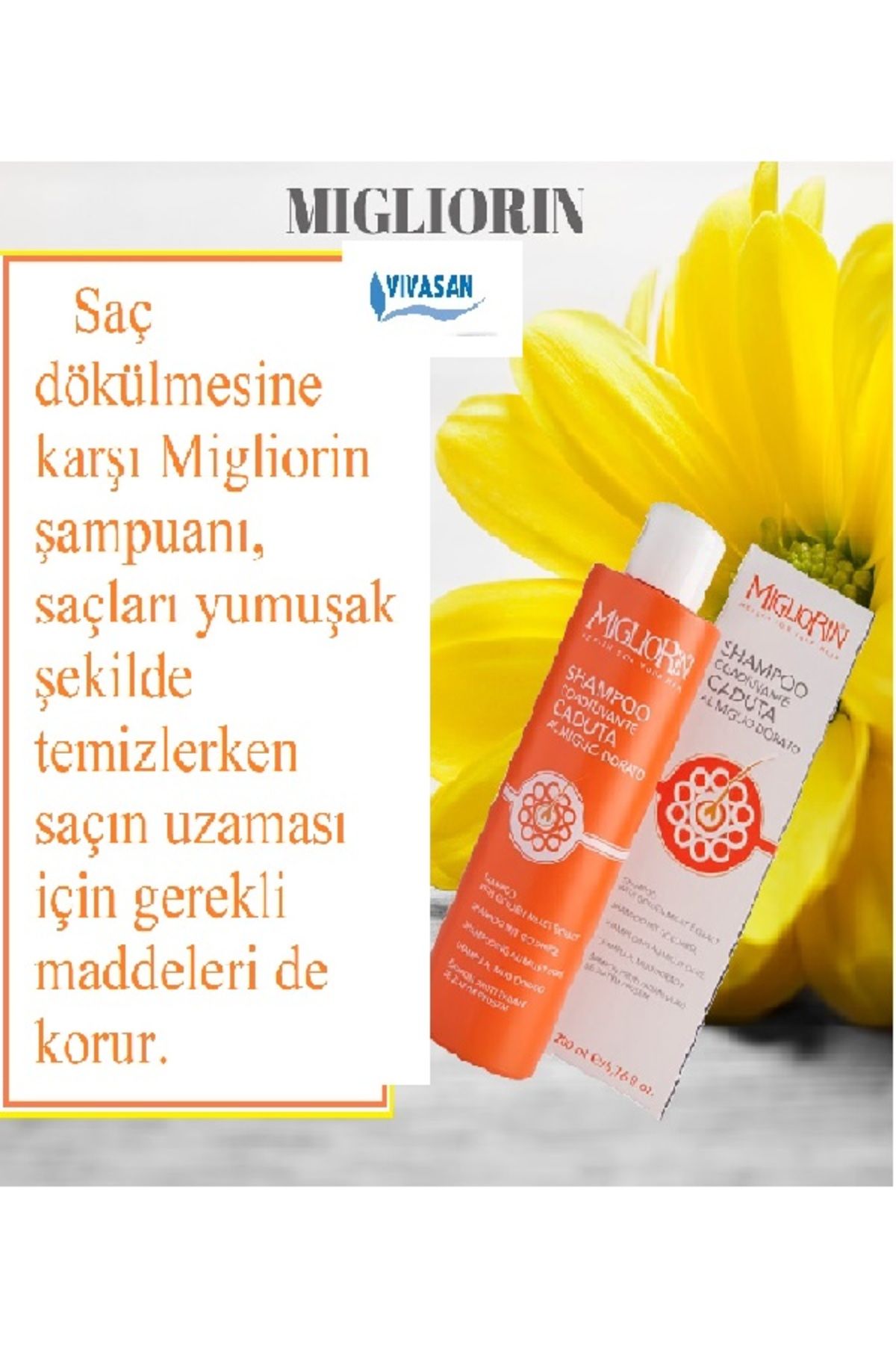 VIVASAN VITASAN-MIGLIORIN 200ml Textured and Conditioned Shampoo 2