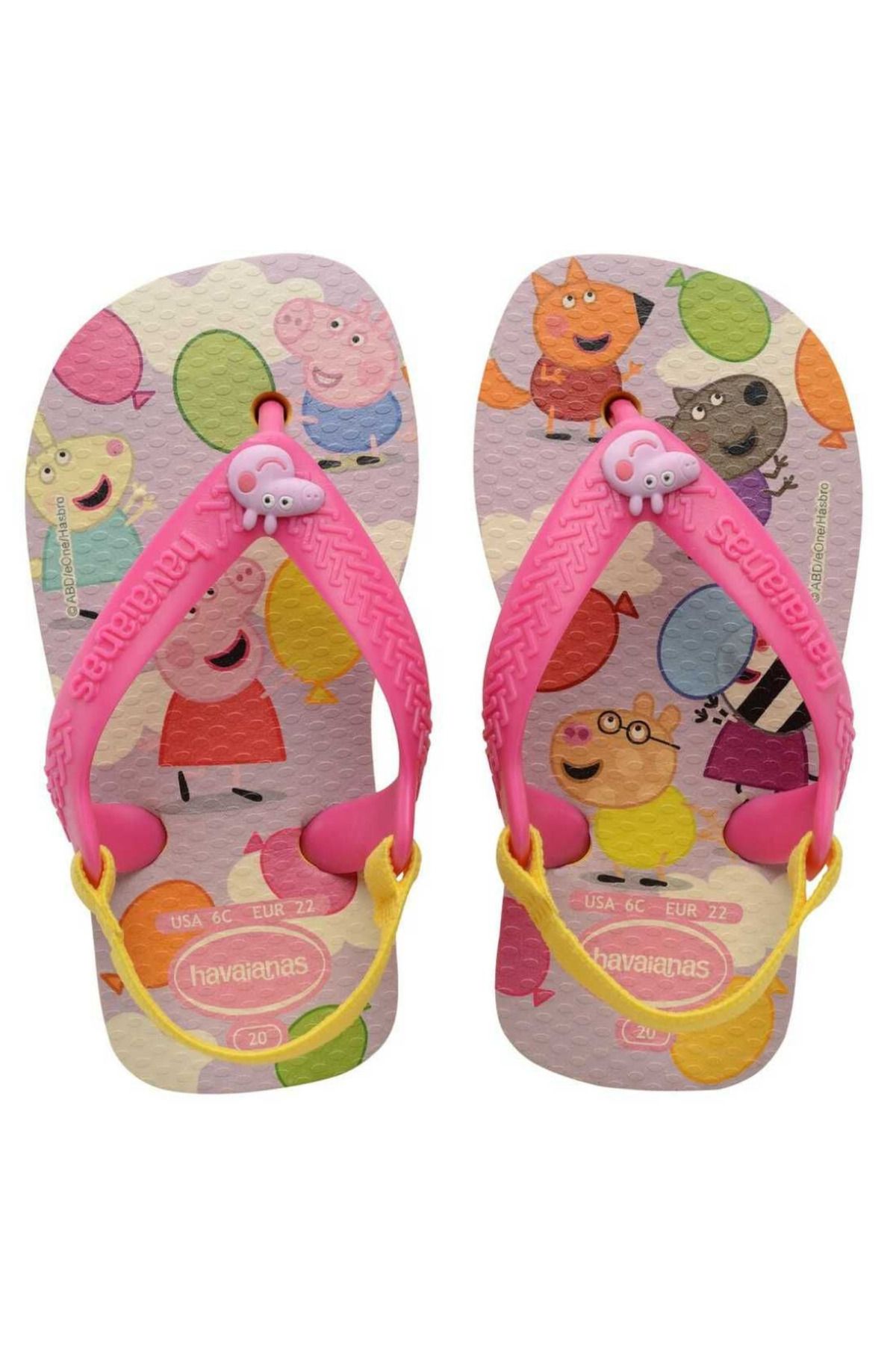 Havaianas Peppa Pig Yellow Citrus Baby Slippers 4145980 2197 Trendyol