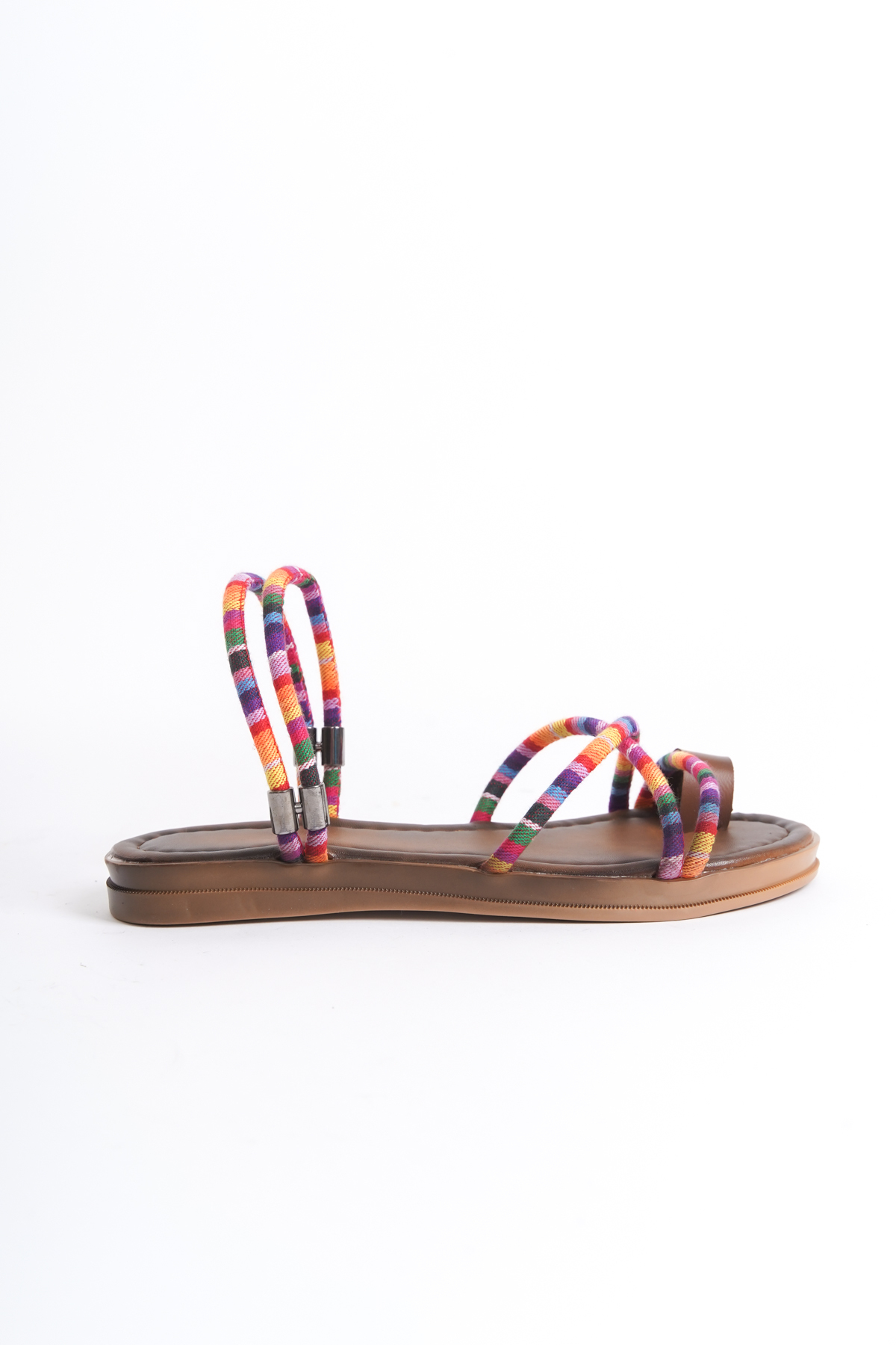 صندل زنانه قهوه ای Lively Stylish | Karla اورجینال - تصویر 3