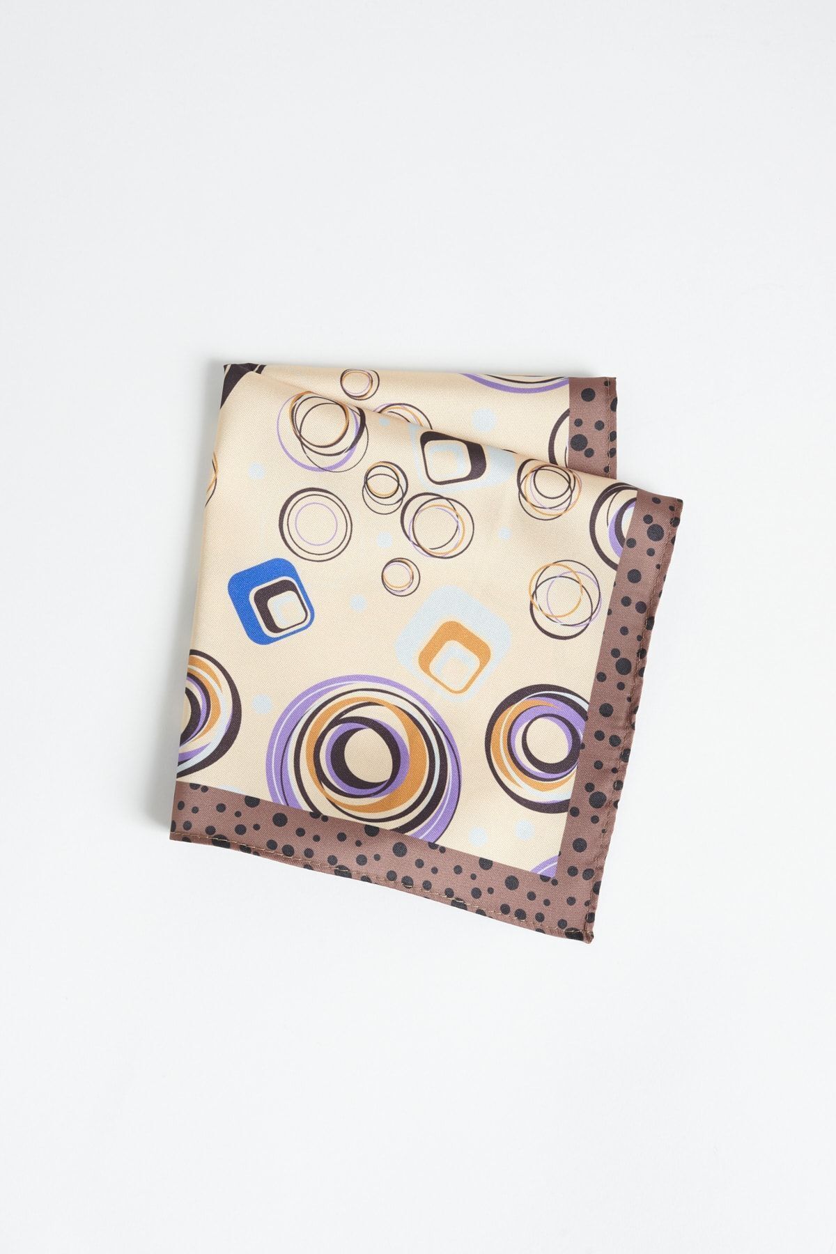 ALTINYILDIZ CLASSICS Erkek Bej Hakı Desenli Mendil