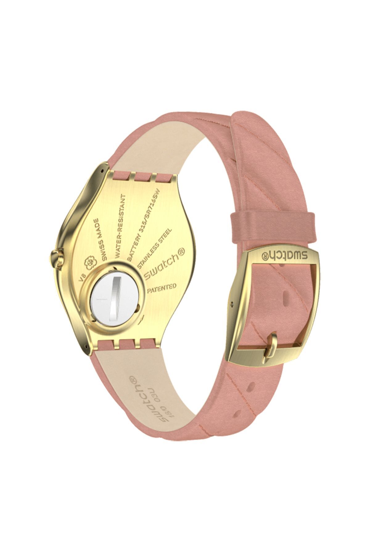 ساعت Swatch روزمره SYXG114 Blush Quilted اورجینال - تصویر 3